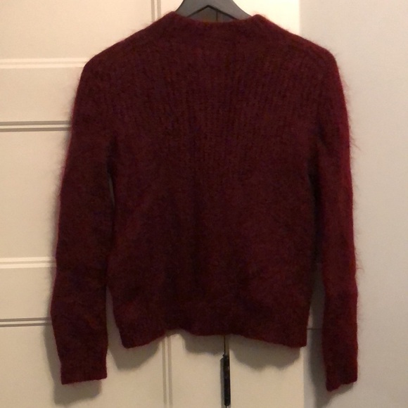 SEZANE Tom Burgundy Jumper - Picture 8 of 9